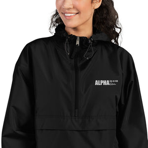 Embroidered AlphaGen Windbreaker Jacket