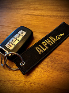 AlphaGen Flight Tag Keychain